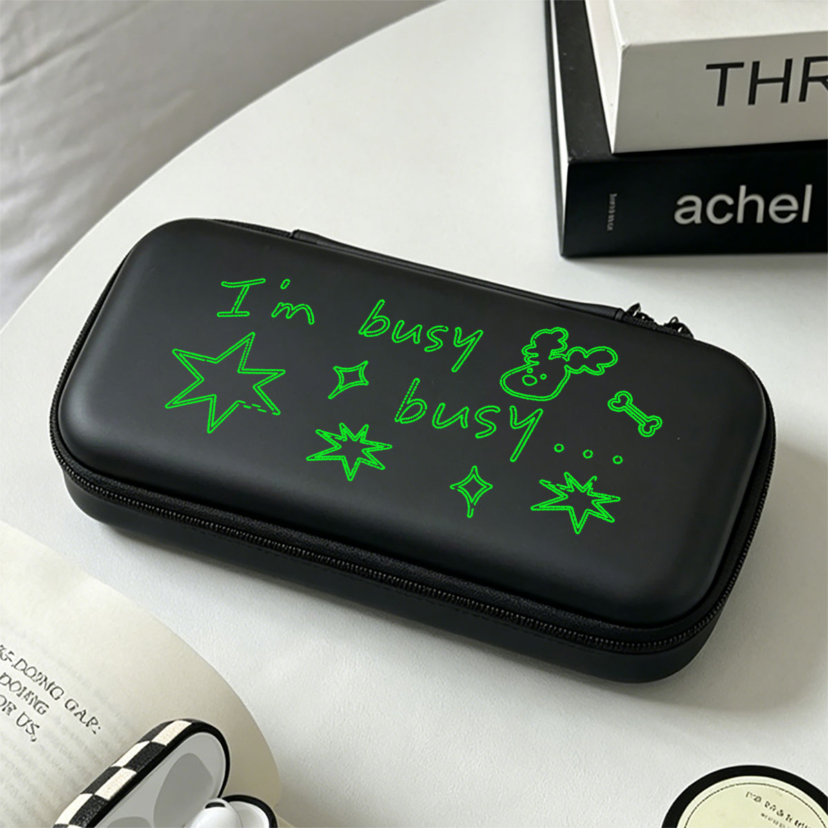Gaming Accessories Bag - Cute Shockproof Carry Case Portable Travel