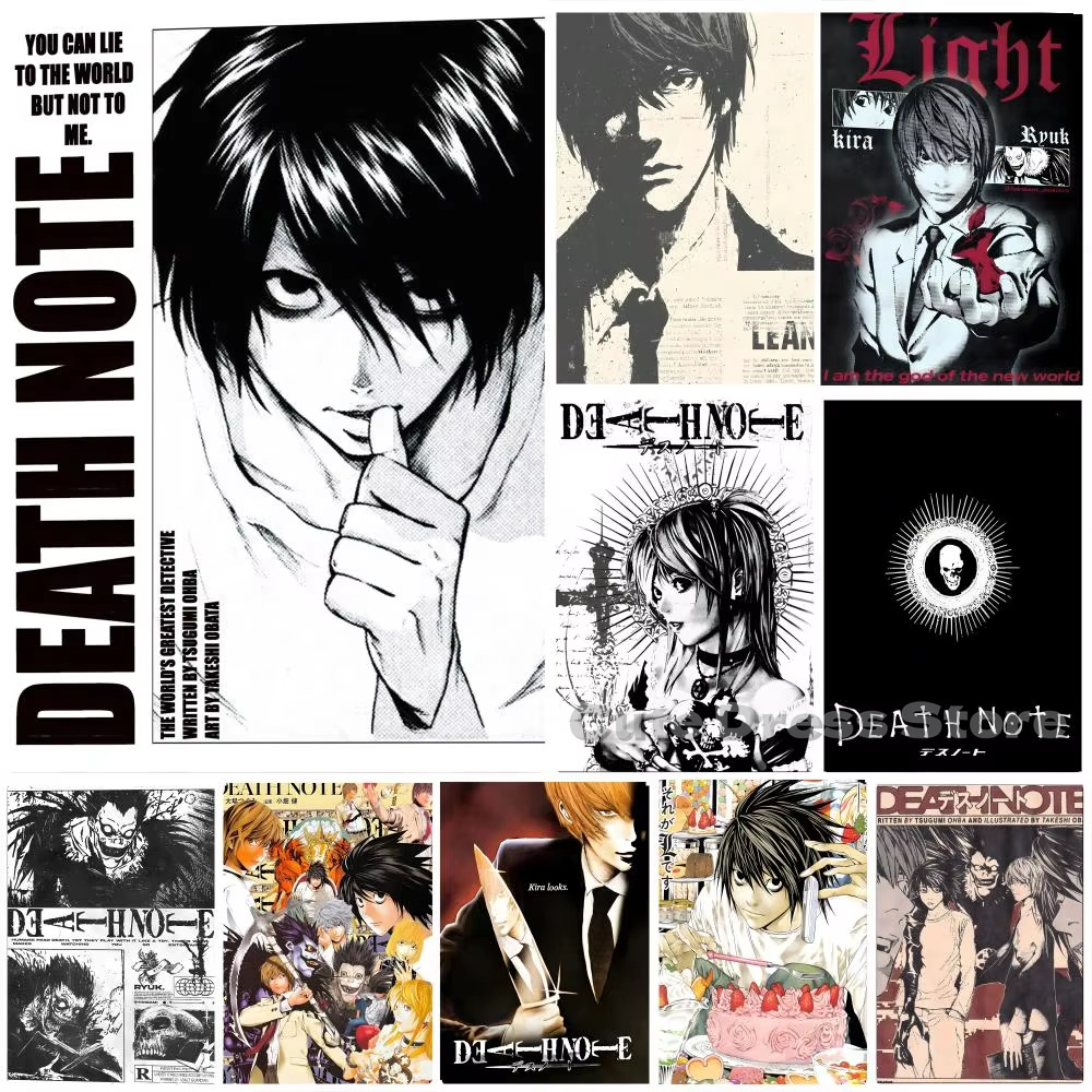 Gaming Accessories Wall - Death Note Canvas Print Unframed Wall