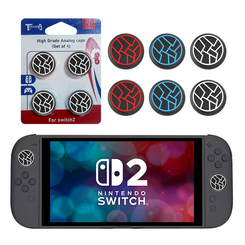 4x Silicone Cap Rubber Skin Th - Gaming Accessories Nintendo Switch ulasan dan harga