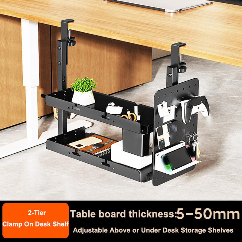 Clamp-on 14 inch Above Below D - Gaming Accessories Table ulasan dan harga