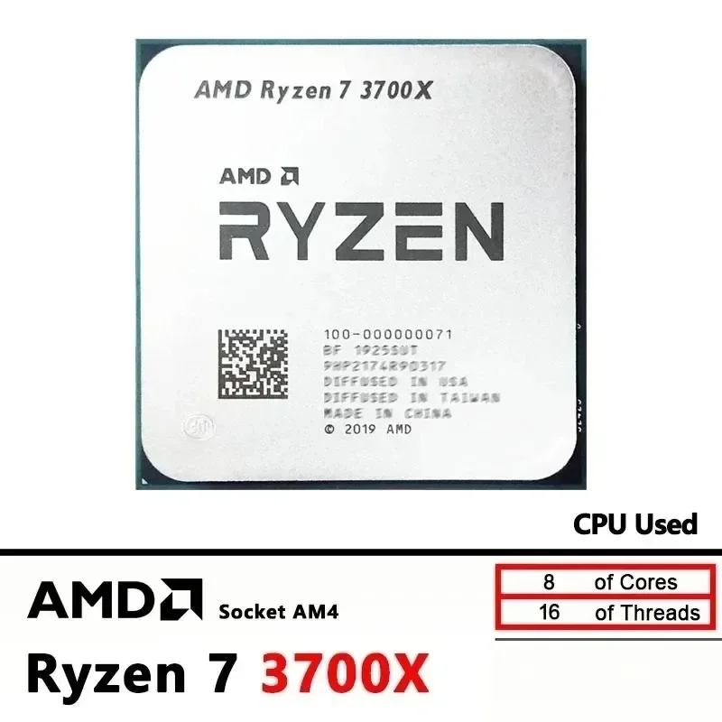 AMD Ryzen 7 3700X 100% Brand N - Amd Cpu Ryzen 7 ulasan dan harga