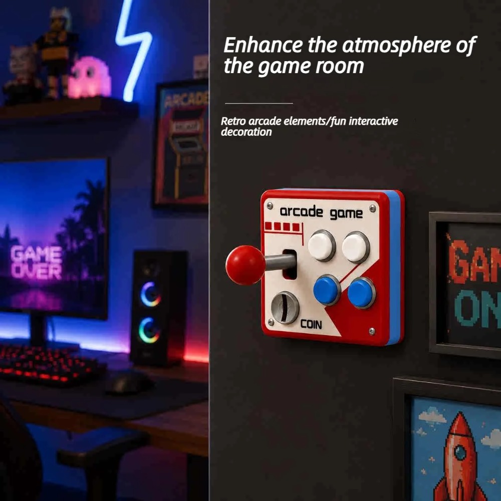 Retro Arcade Joystick Switch P - Gaming Accessories Wall ulasan dan harga