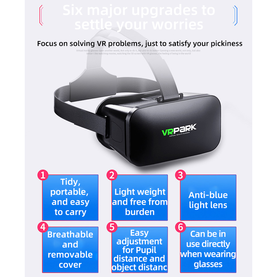 Virtual Reality Helmet VR Glas - Gaming Accessories For 8 Year Old ulasan dan harga
