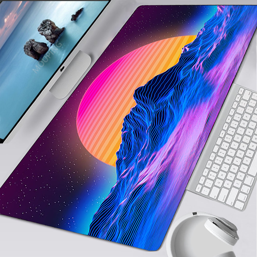 Vaporwave Mousepad Retrowave/s - Gaming Accessories Table ulasan dan harga