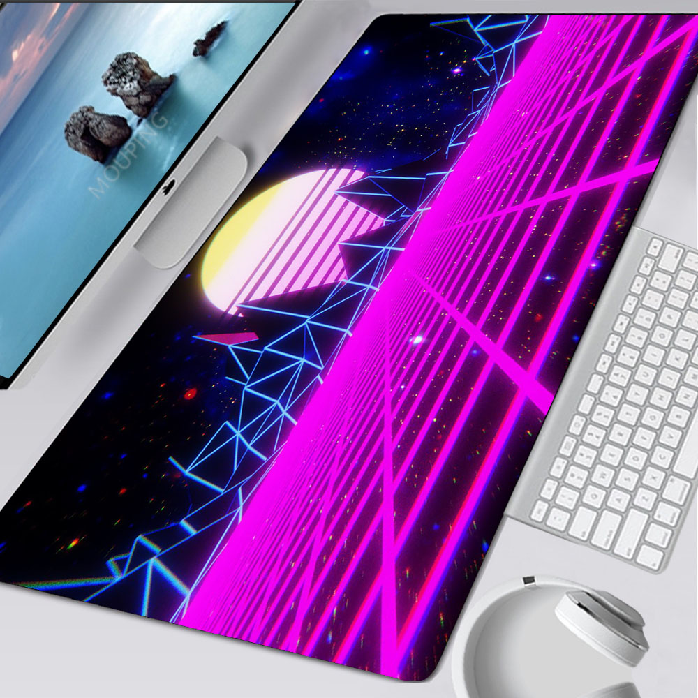 Vaporwave Mousepad Retrowave/s - Gaming Accessories Table ulasan dan harga