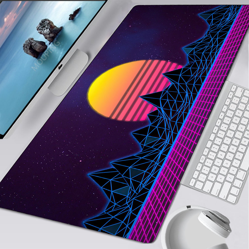 Vaporwave Mousepad Retrowave/s - Gaming Accessories Table ulasan dan harga