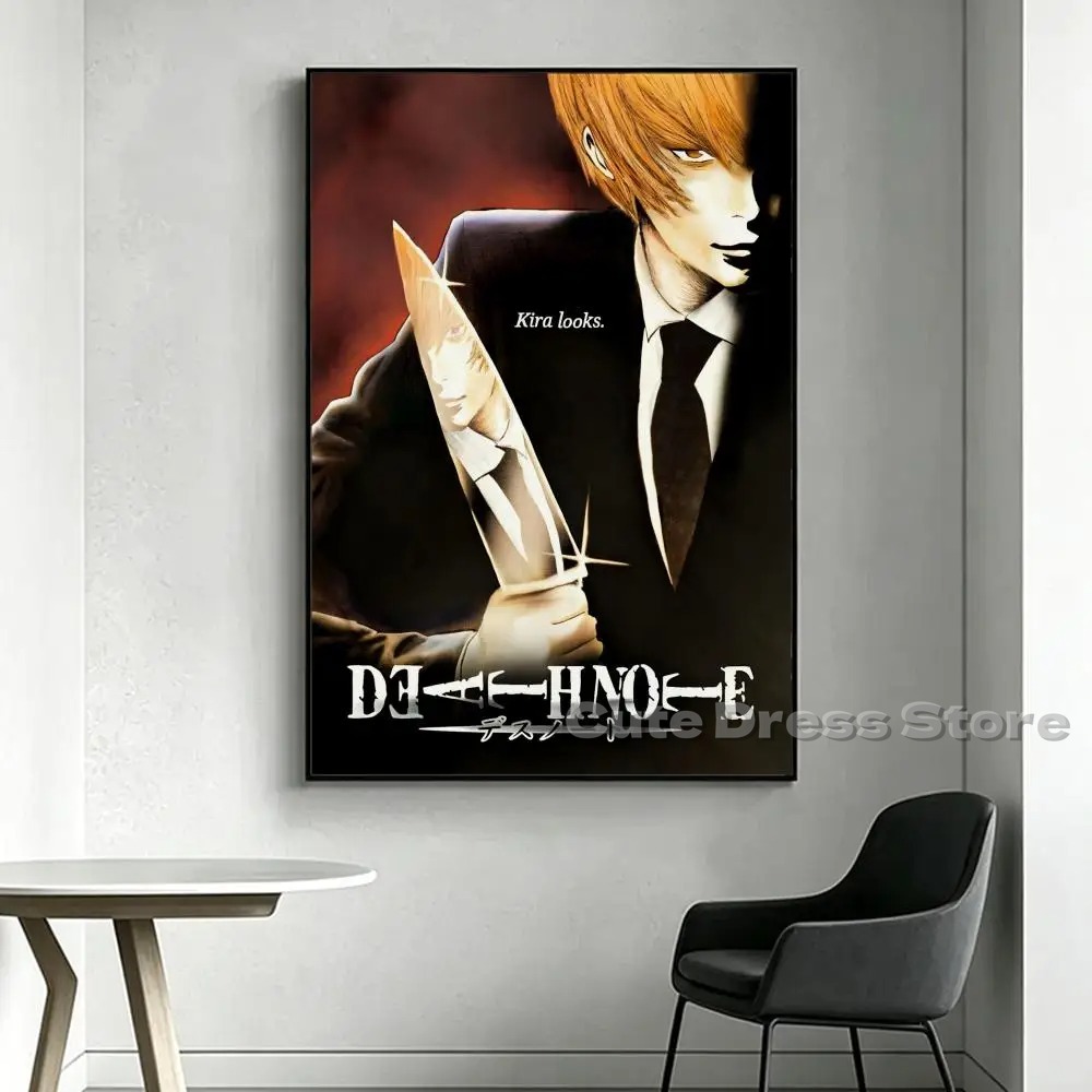 Death Note Canvas Print Unfram - Gaming Accessories Wall ulasan dan harga