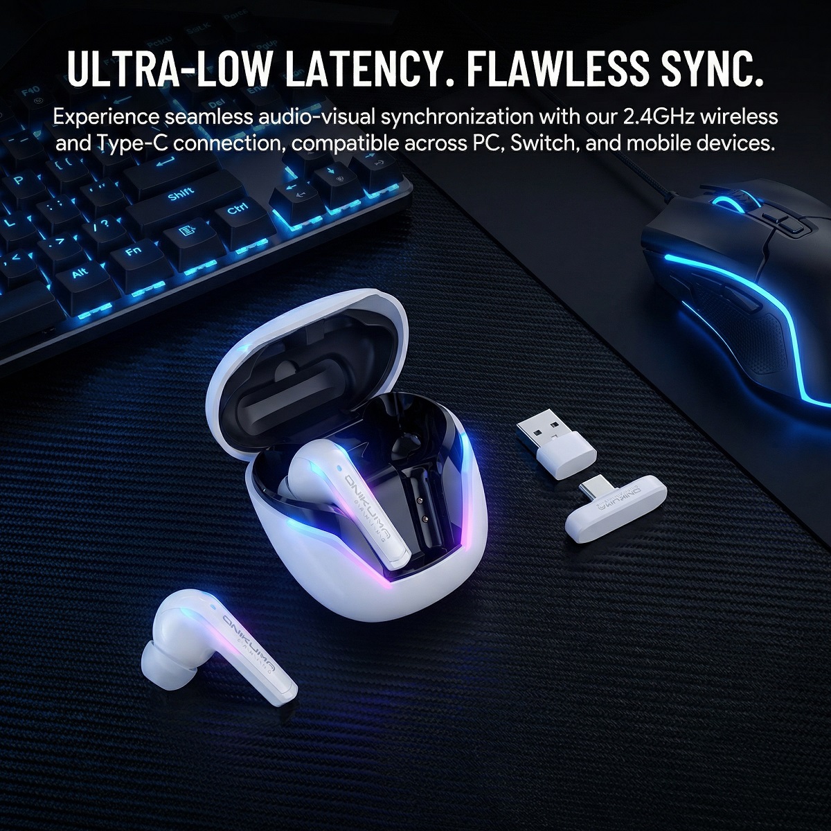 ONIKUMA T27 Wireless Gaming Ea - Gaming Accessories For Your Phone ulasan dan harga