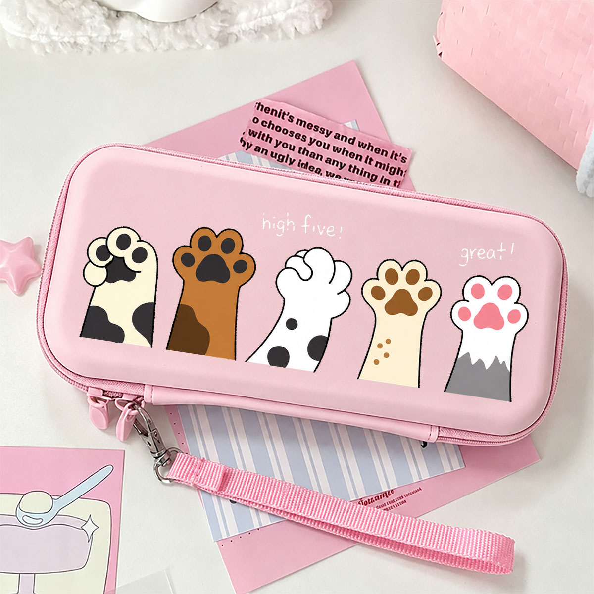 Macaron Color Hard Storage Bag - Gaming Accessories Bag ulasan dan harga