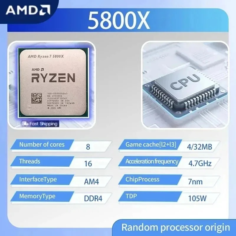 AM4 Socket 2026 New AMD Ryzen  - Amd Cpu Ryzen 7 ulasan dan harga
