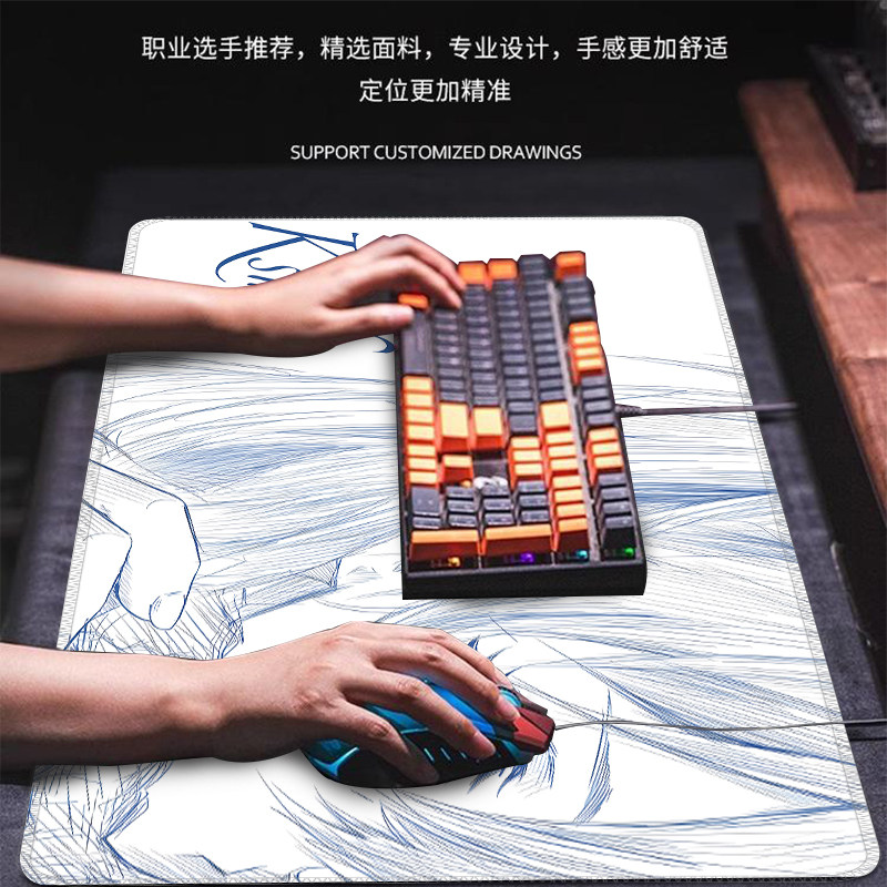 Anime Character Large Mouse Pa - Gaming Accessories Table ulasan dan harga
