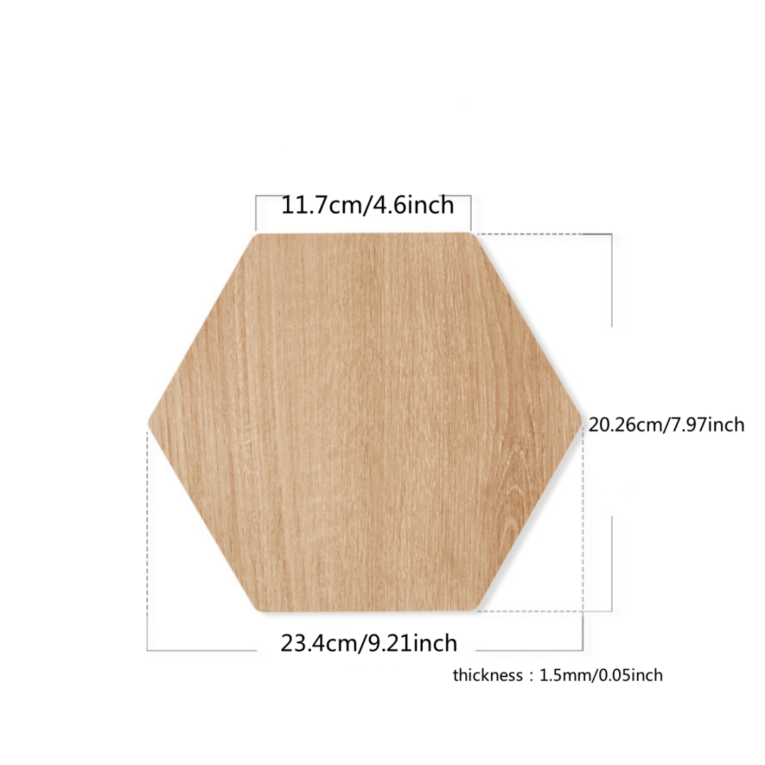 6PCS Hexagon Wall Decals, Self - Gaming Accessories Wall ulasan dan harga