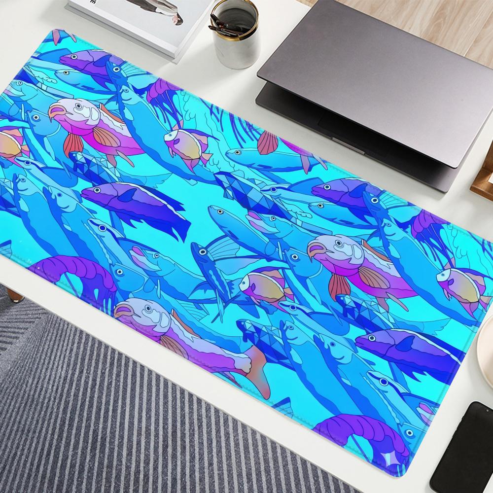 HD Printing Fish Rubber Mouse  - Gaming Accessories Table ulasan dan harga